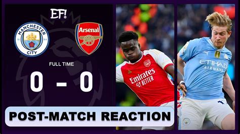 Reaction as Arsenal and Man City both held to draws in .